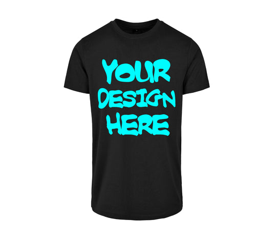 Set of Basic Fit Cotton Regular T Shirts with Your Custom Printed Design
