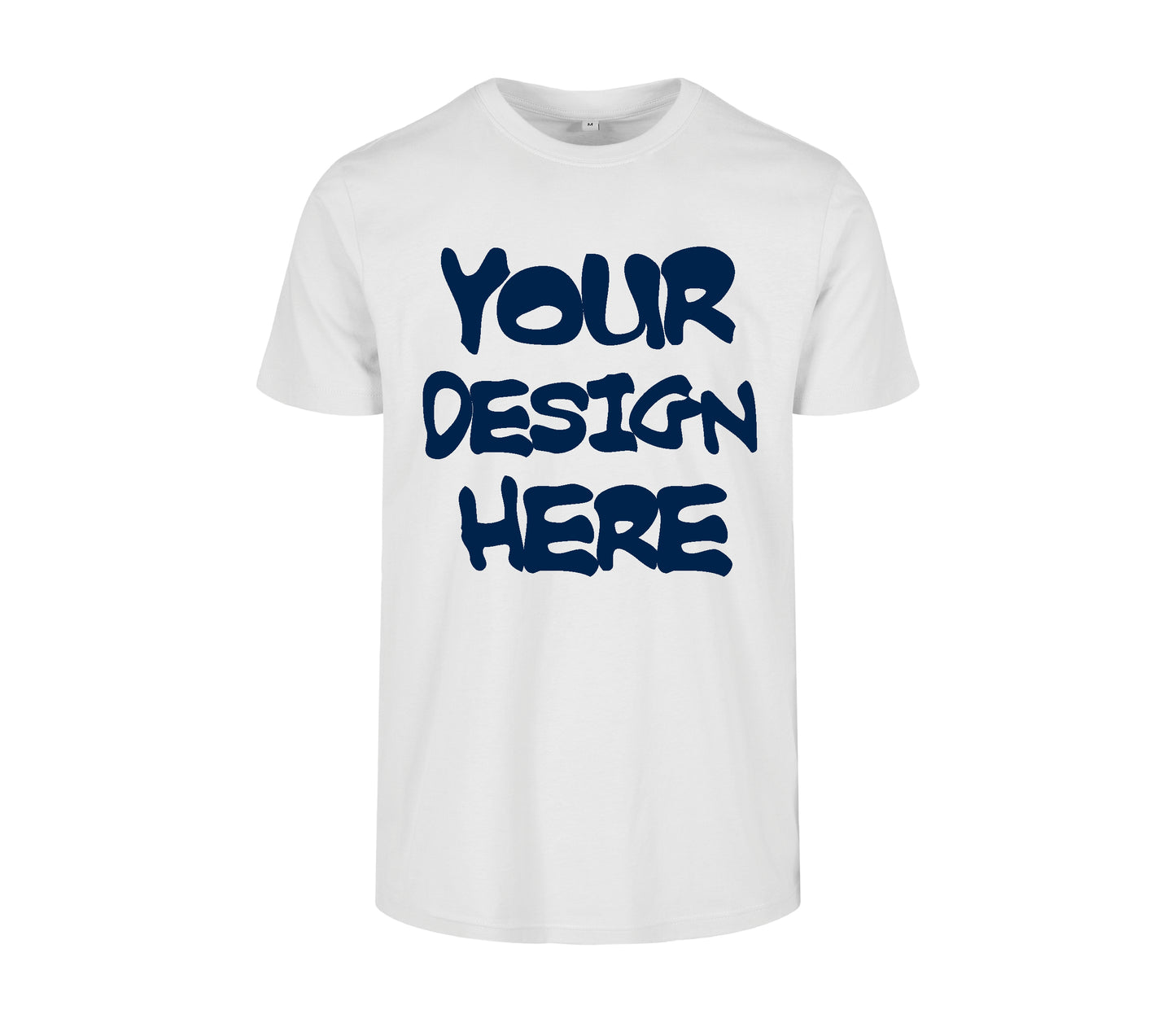 Set of Basic Fit Cotton Regular T Shirts with Your Custom Printed Design
