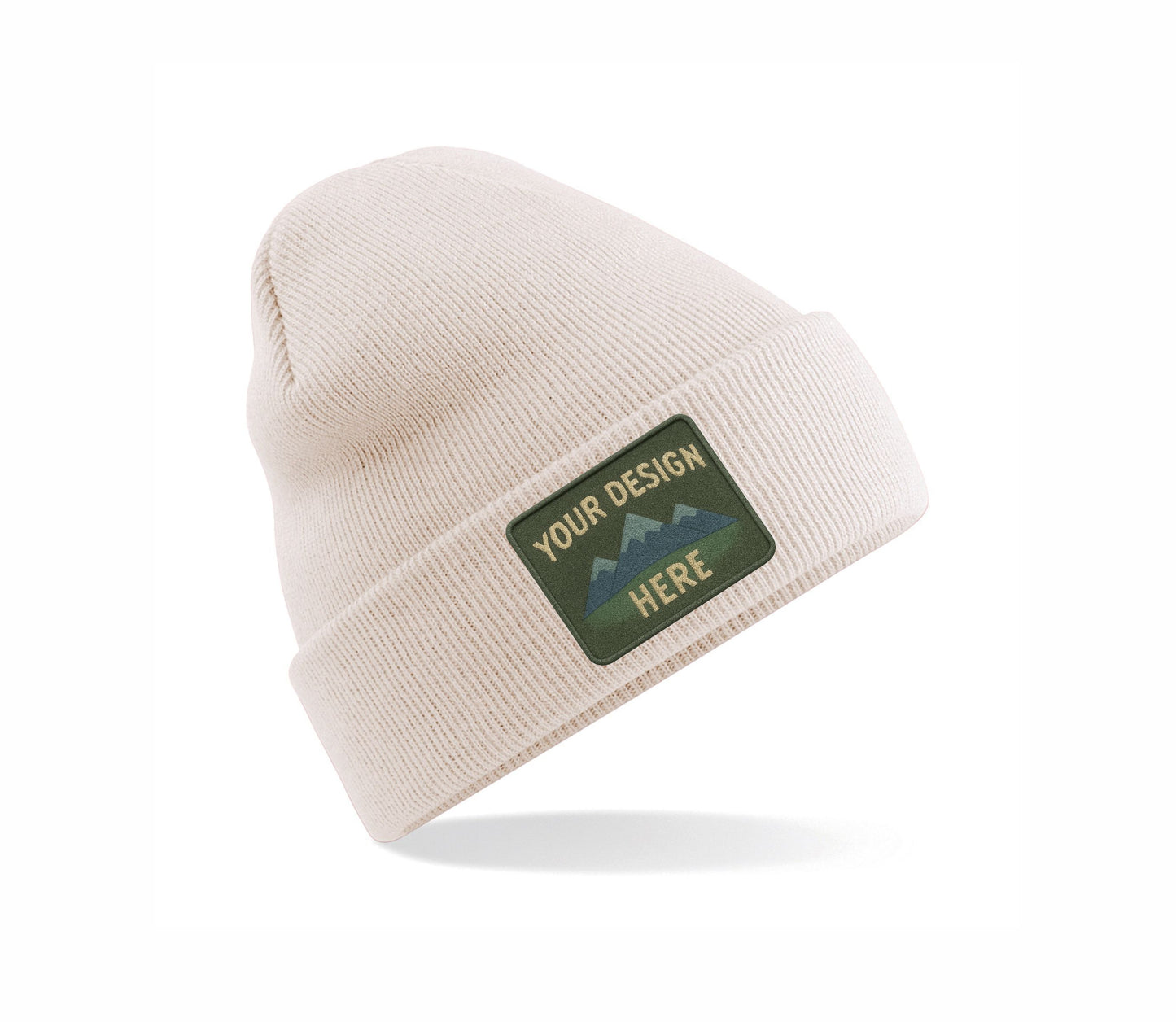Set of Original Cuffed Basic Beanies with Your Custom Embroidered Design