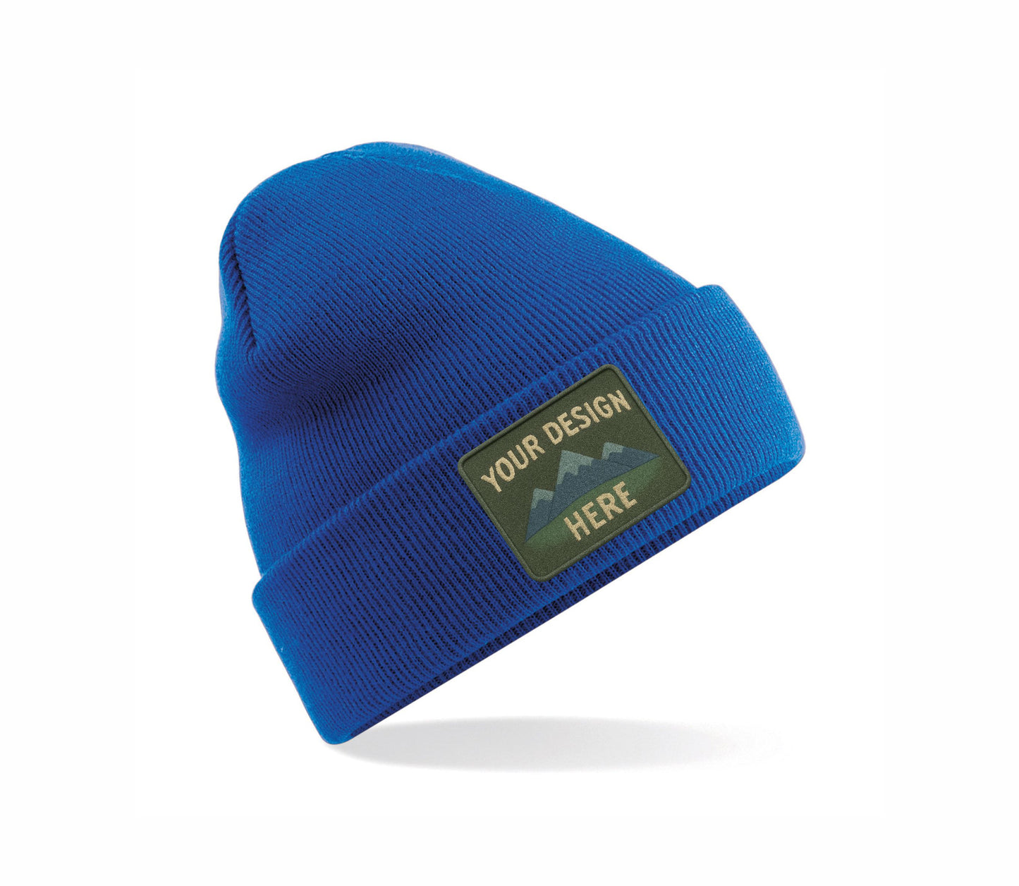 Set of Original Cuffed Basic Beanies with Your Custom Embroidered Design