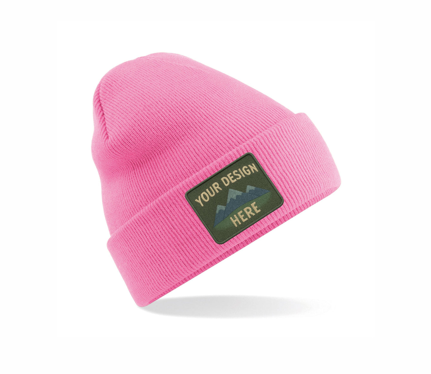 Set of Original Cuffed Basic Beanies with Your Custom Embroidered Design