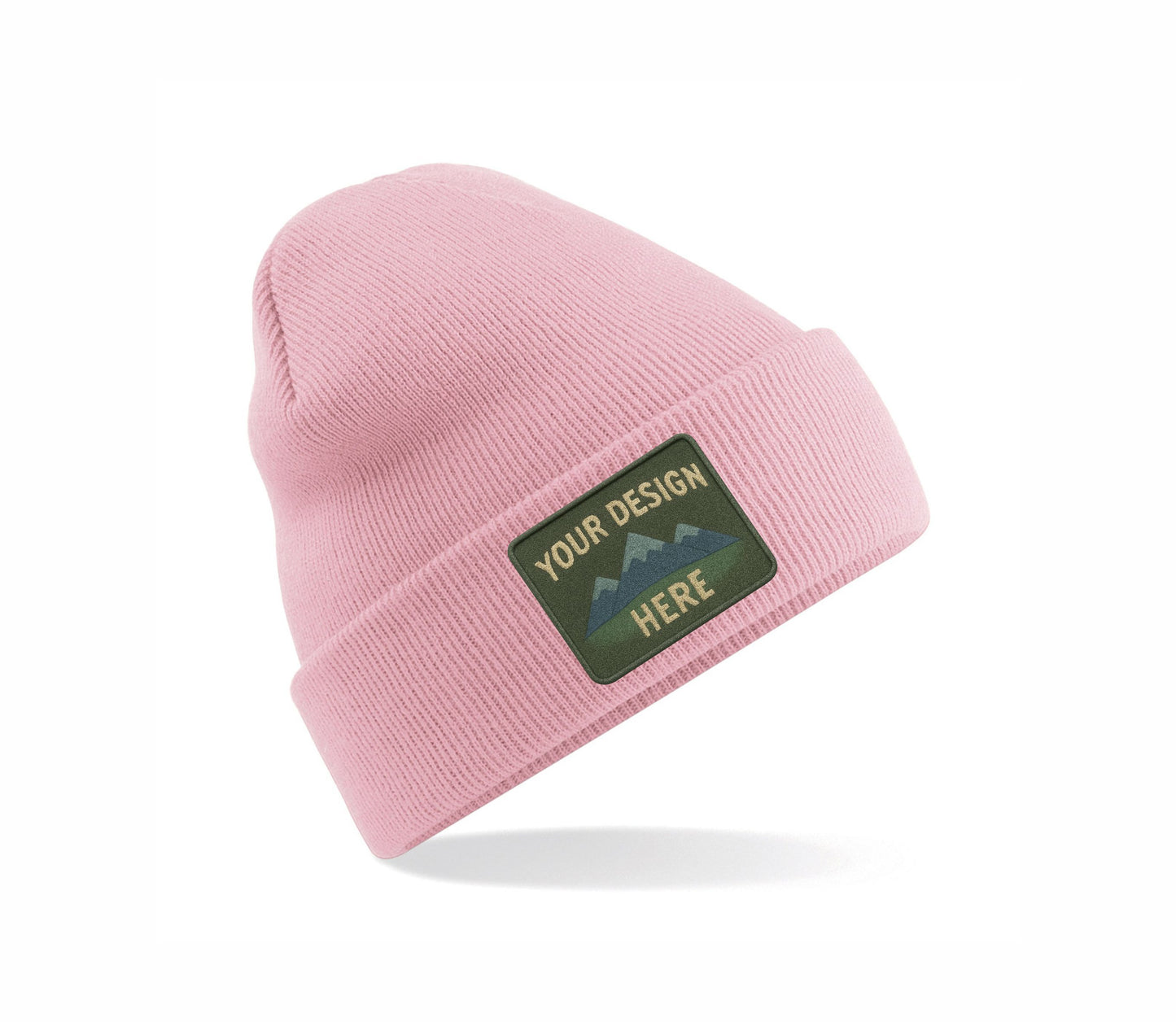 Set of Original Cuffed Basic Beanies with Your Custom Embroidered Design