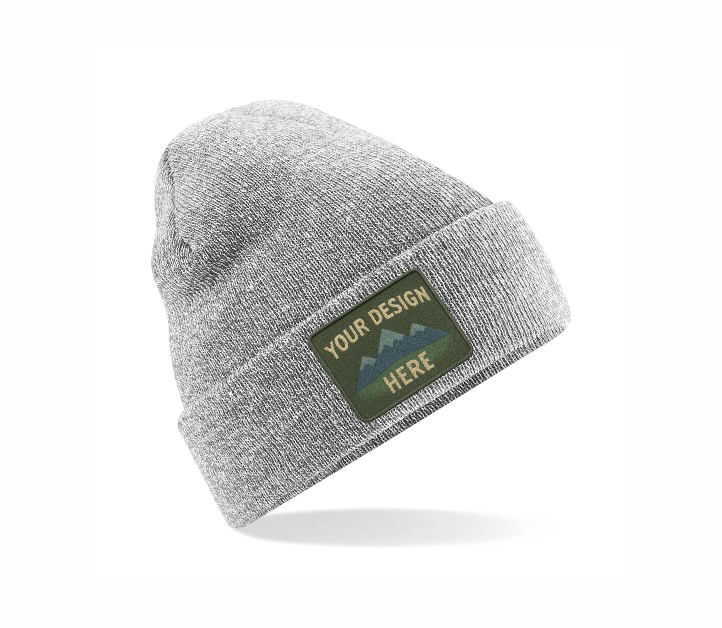 Set of Original Cuffed Basic Beanies with Your Custom Embroidered Design