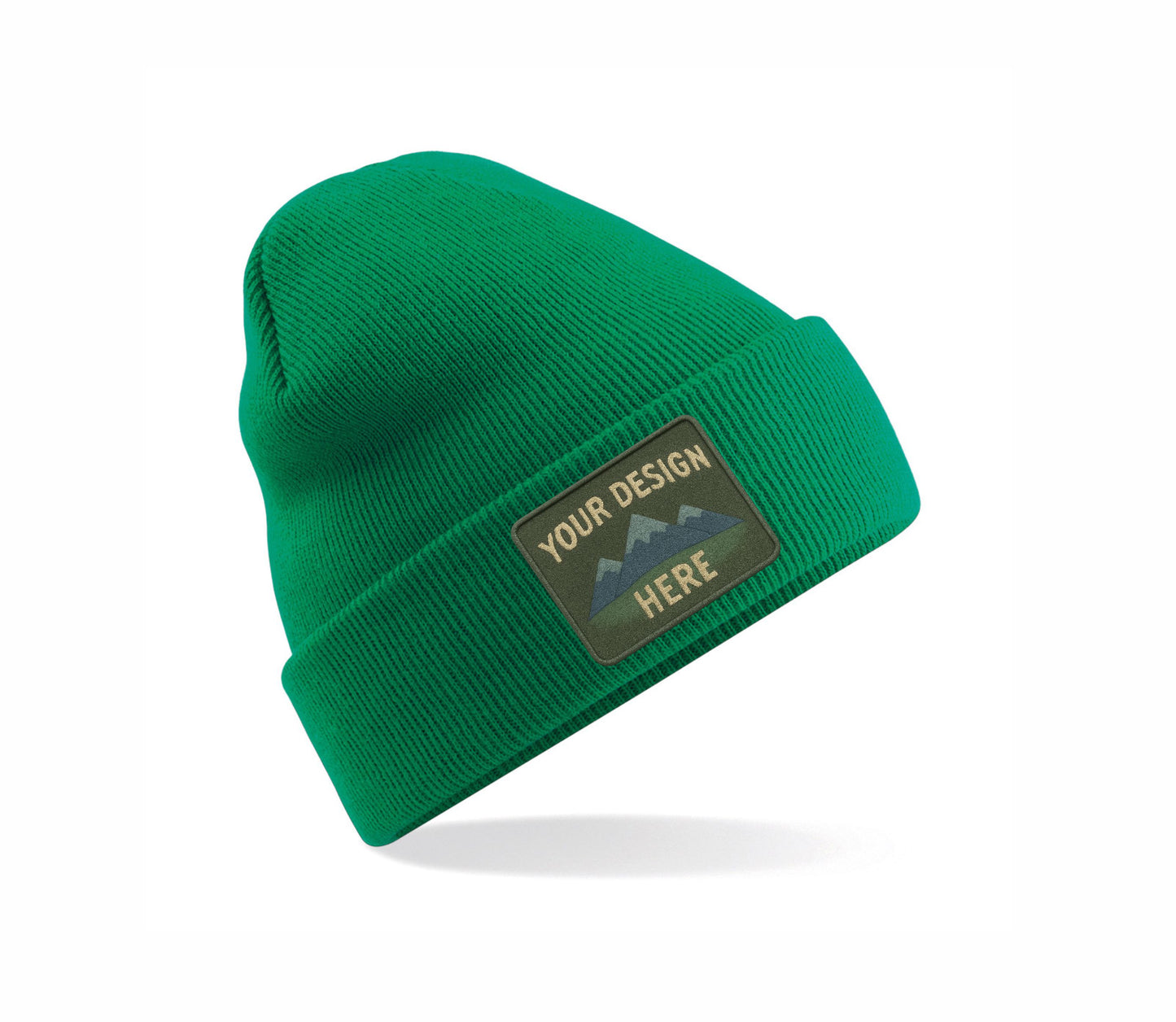 Set of Original Cuffed Basic Beanies with Your Custom Embroidered Design