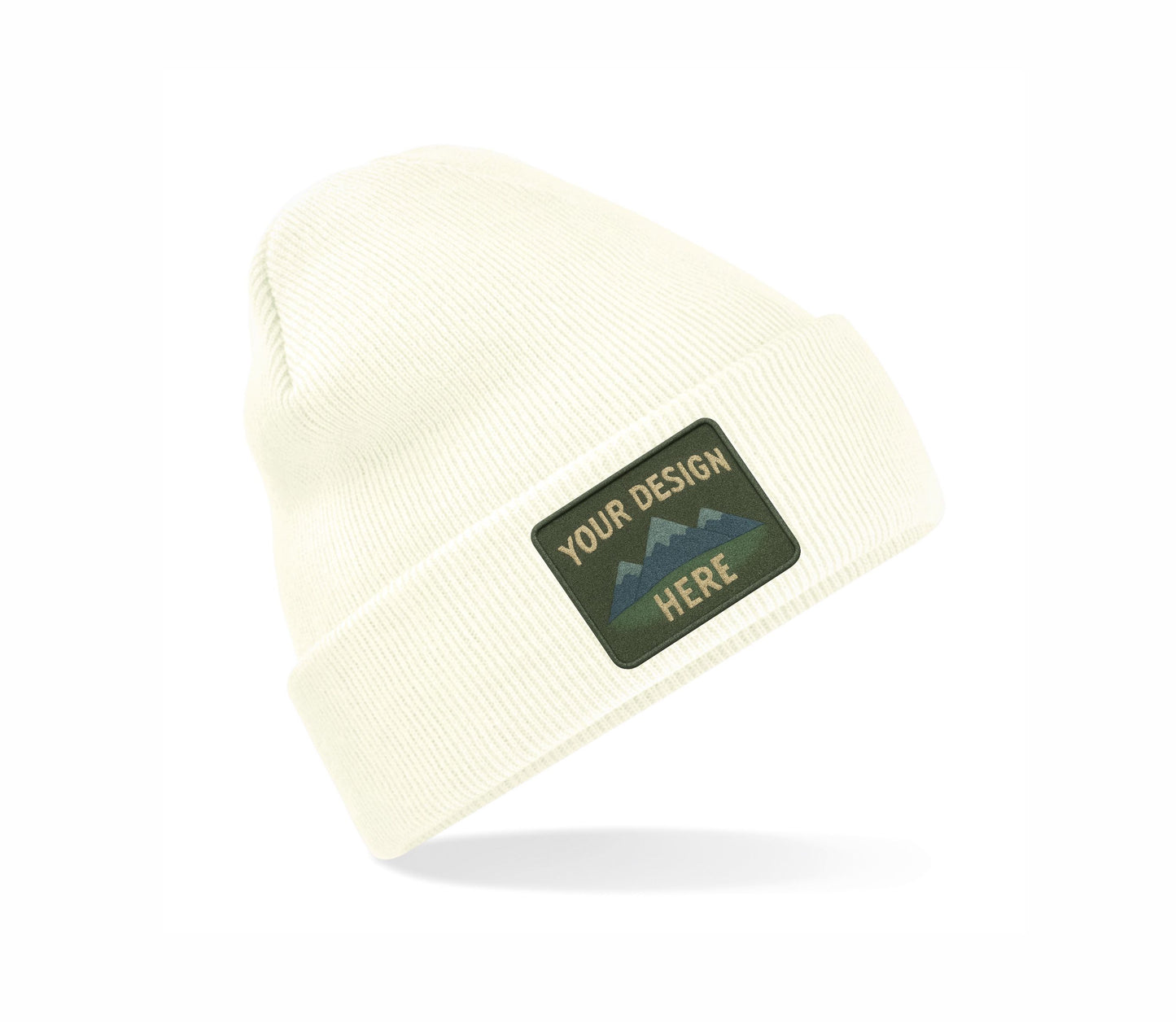 Set of Original Cuffed Basic Beanies with Your Custom Embroidered Design