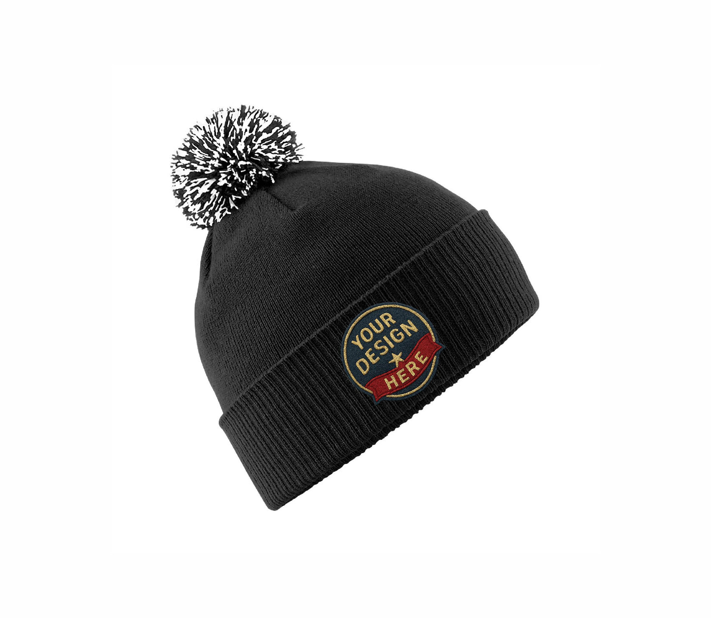 Set Of Snowstar Beanies with Your Custom Embroidered Design