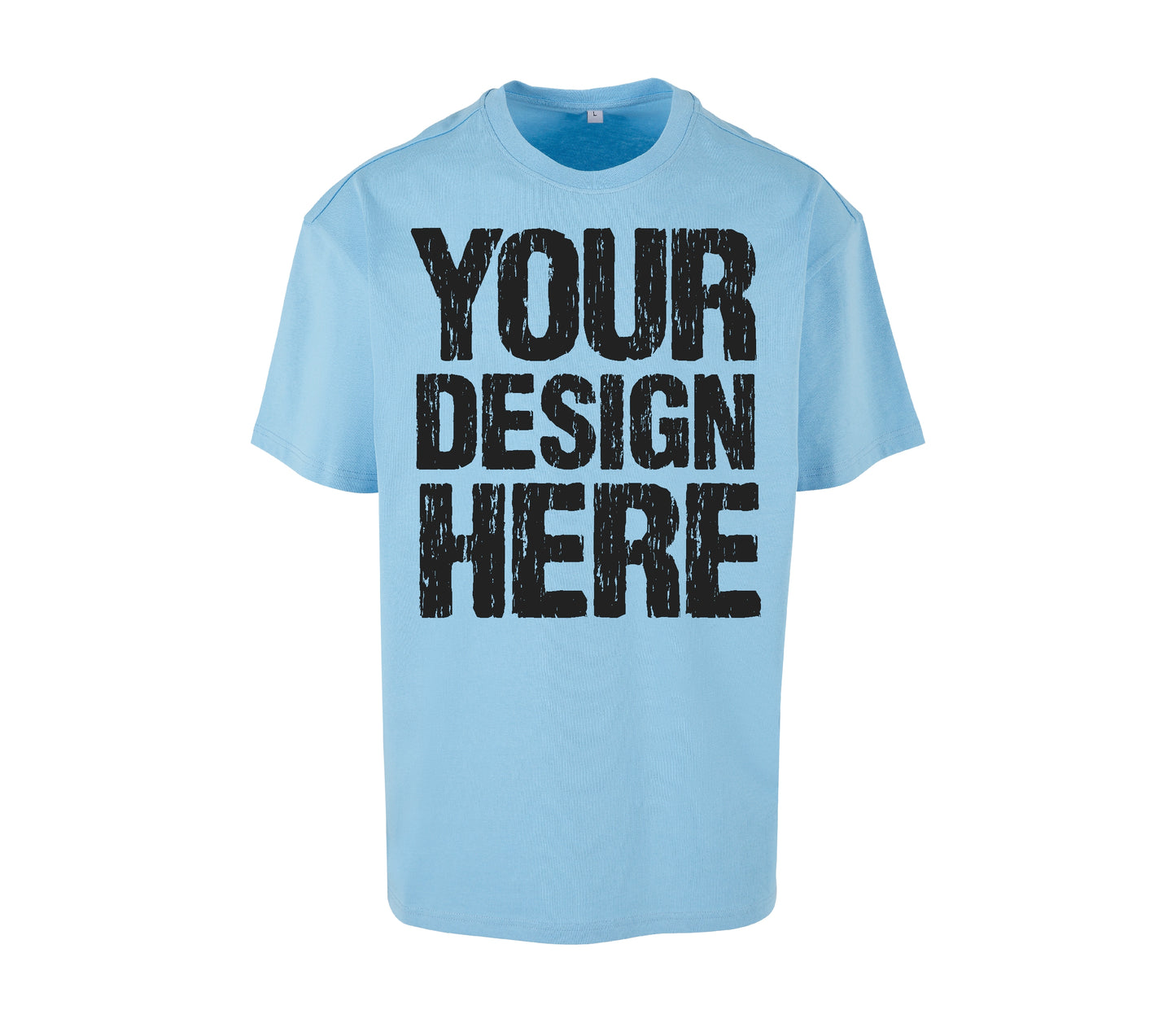 Set of Heavy Cotton Oversized T Shirts with Your Custom Printed Design