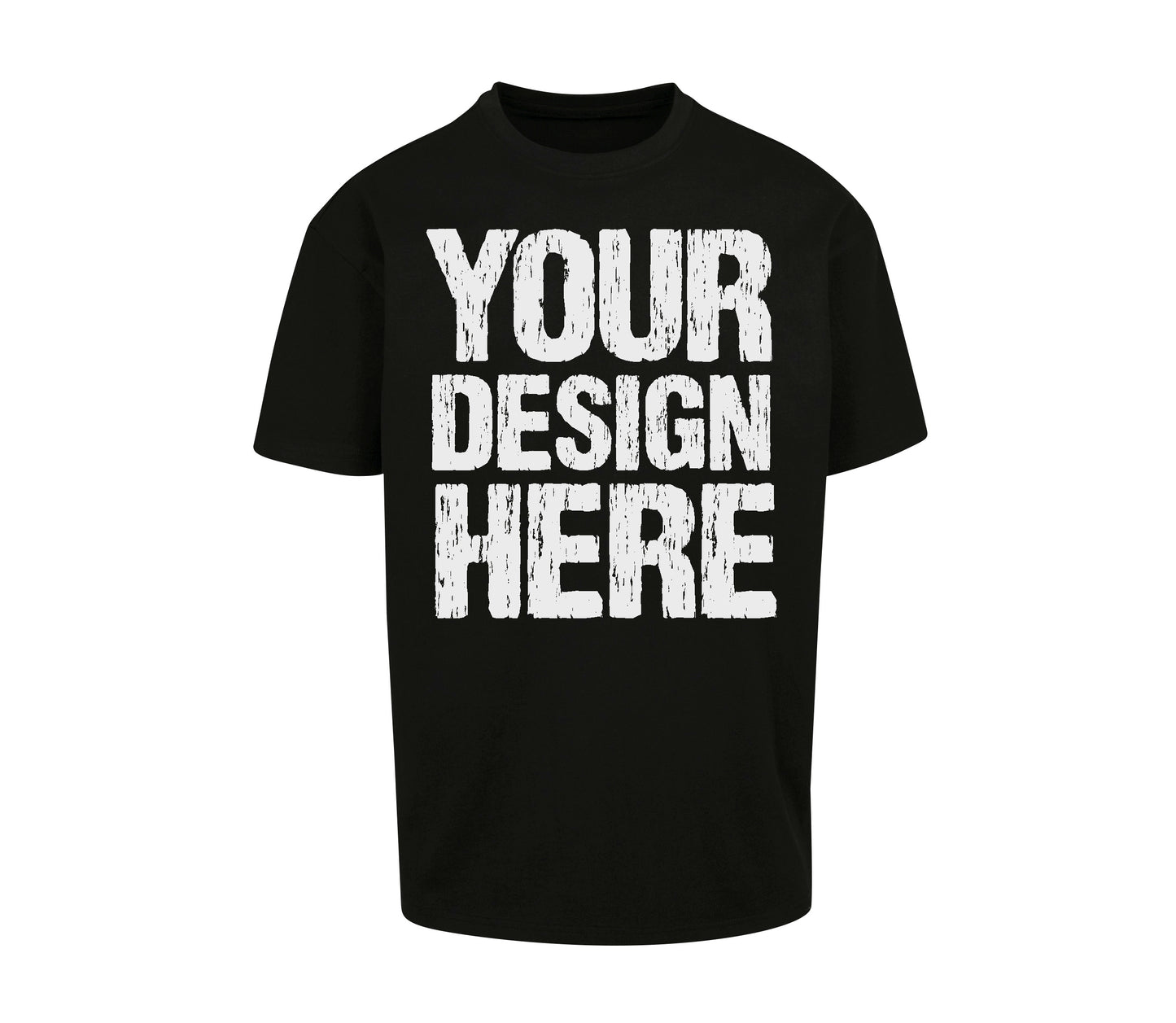 Set of Heavy Cotton Oversized T Shirts with Your Custom Printed Design