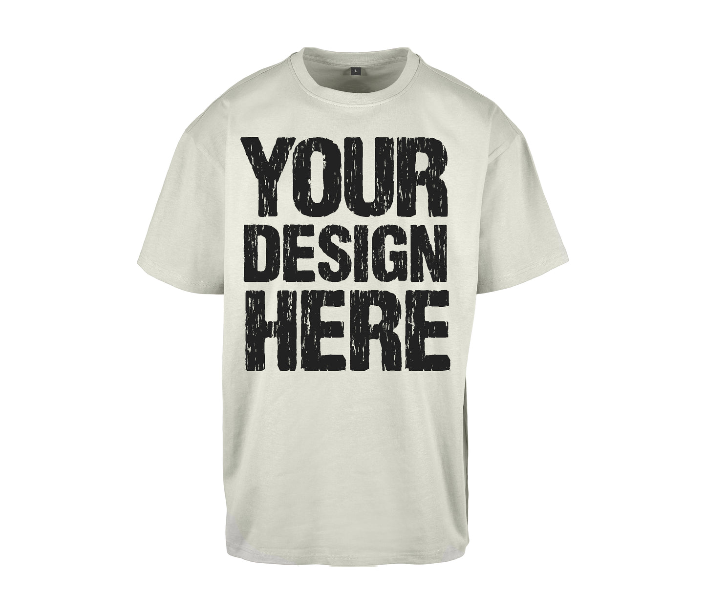 Set of Heavy Cotton Oversized T Shirts with Your Custom Printed Design