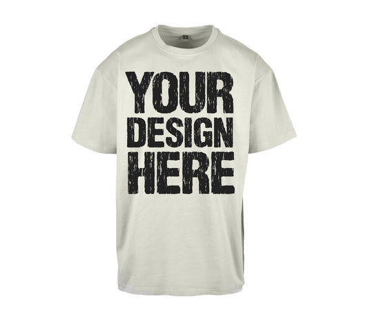 Set of Heavy Cotton Oversized T Shirts with Your Custom Printed Design