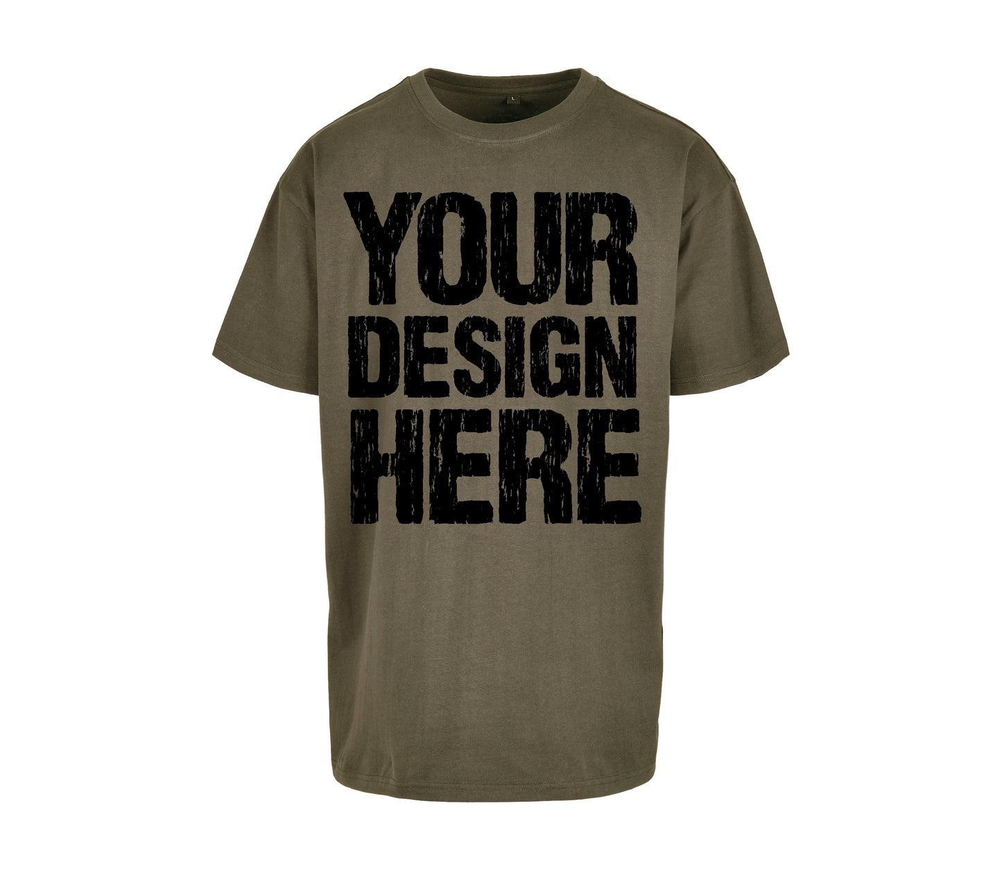 Set of Heavy Cotton Oversized T Shirts with Your Custom Printed Design