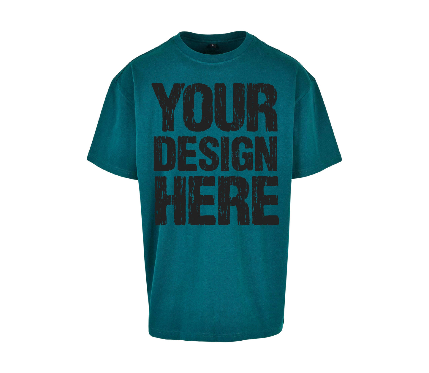 Set of Heavy Cotton Oversized T Shirts with Your Custom Printed Design