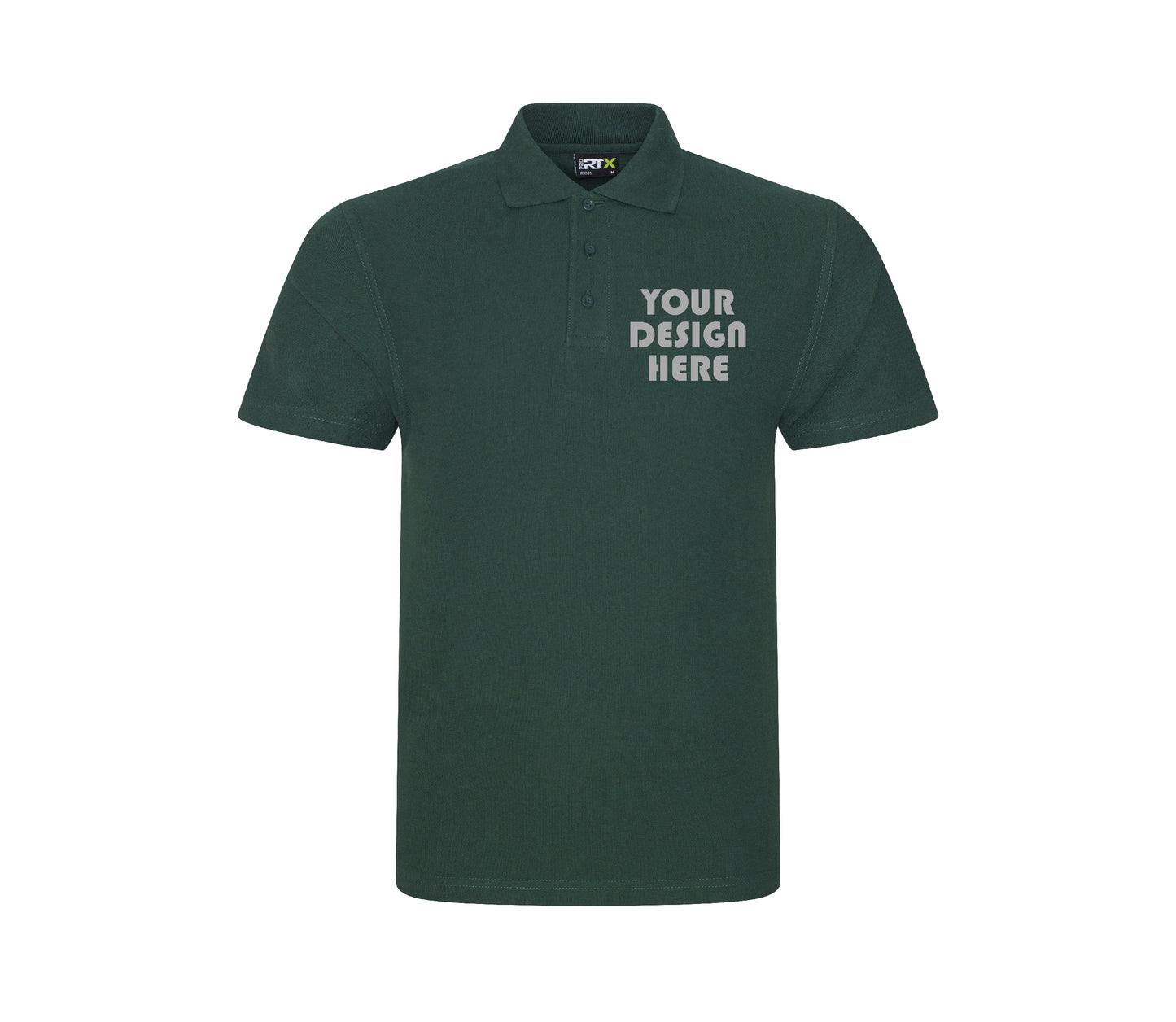 Set of Basic Fit Polo Shirts with Your Custom Embroidered Design