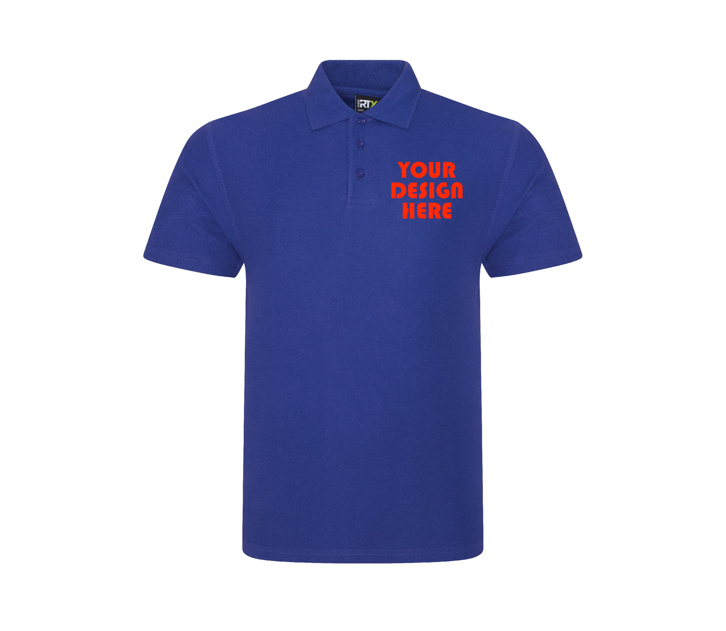 Set of Basic Fit Polo Shirts with Your Custom Embroidered Design