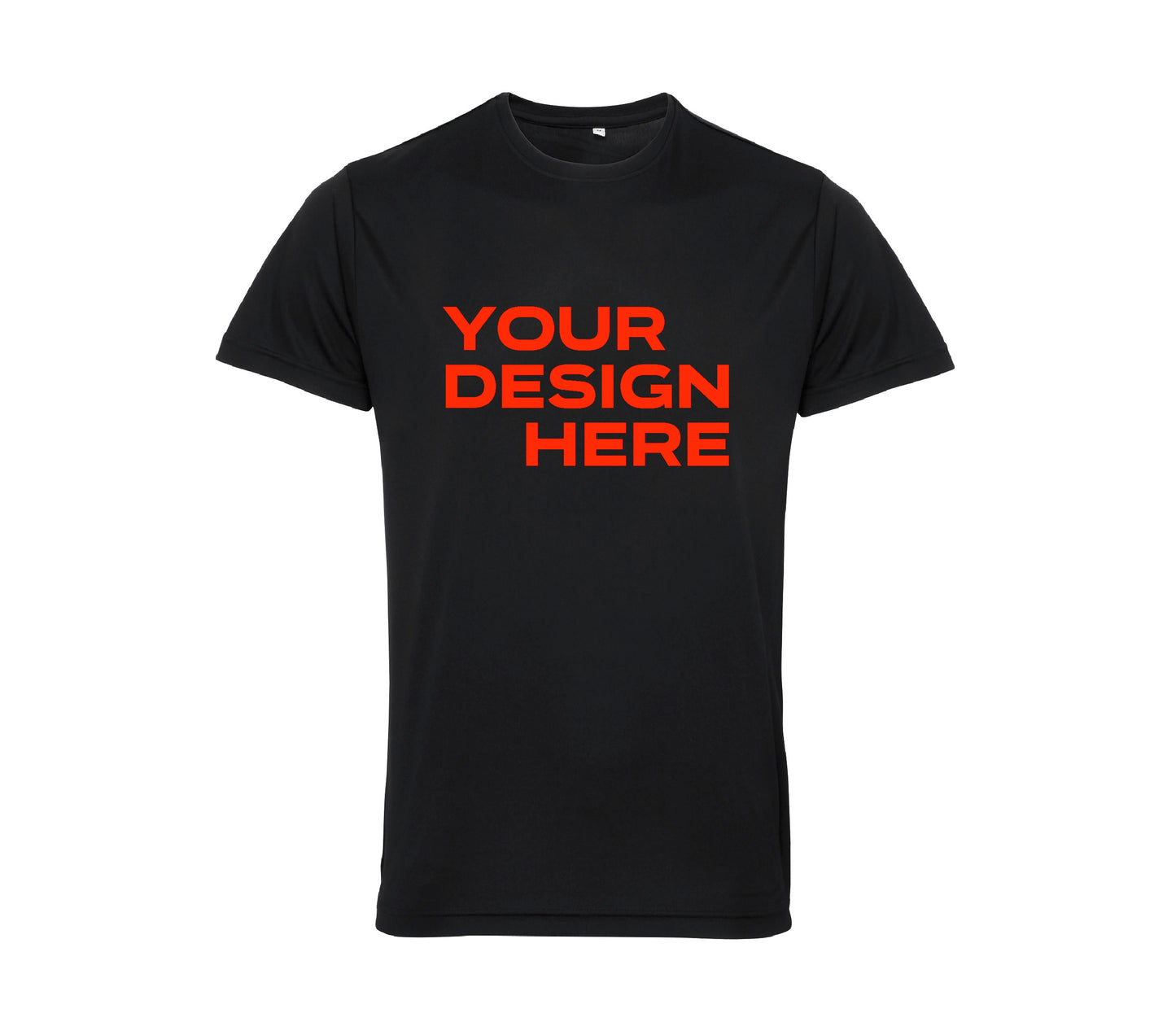 Set of Lightweight Performance T Shirts Printed with Your Custom Design