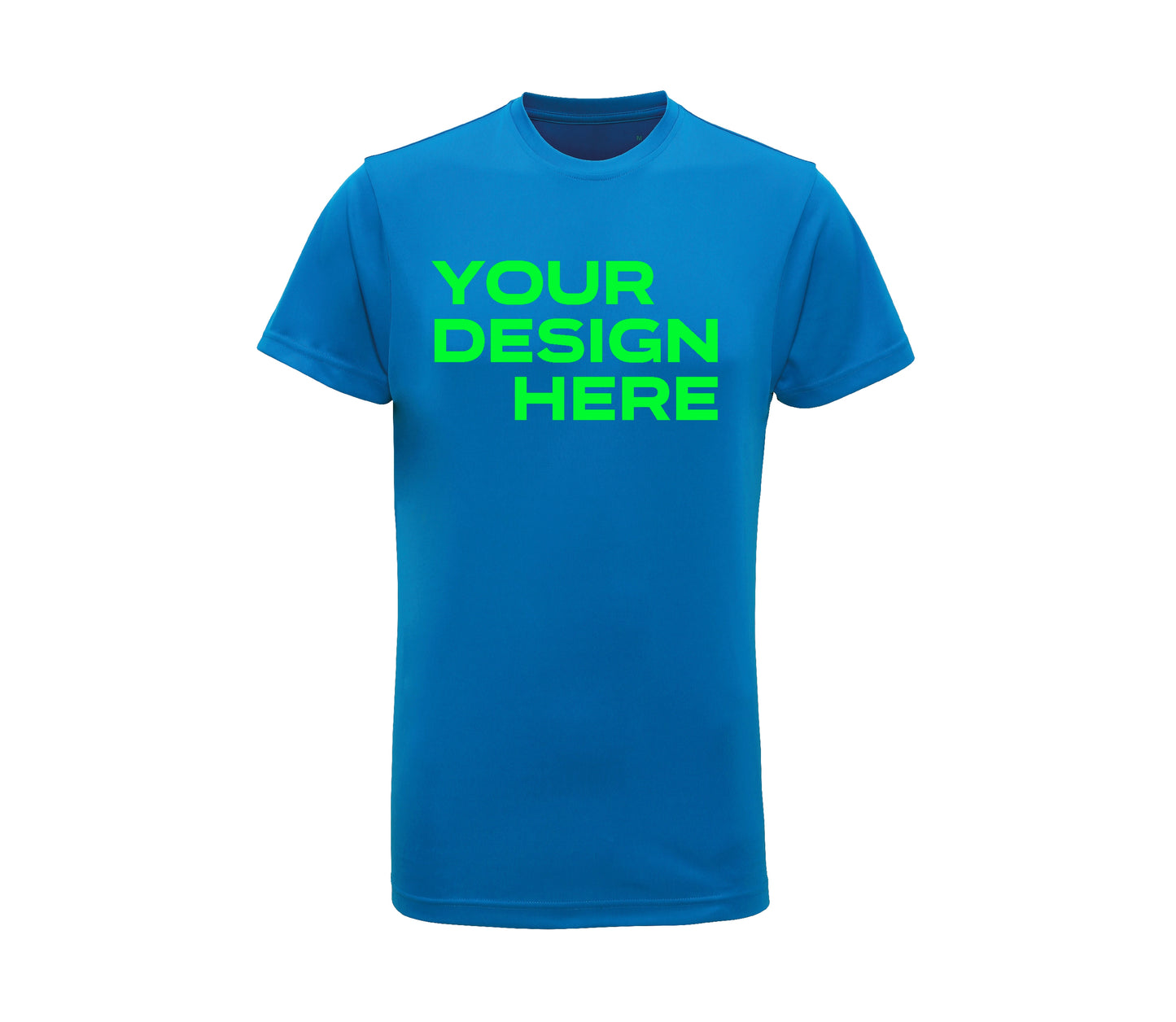 Set of Lightweight Performance T Shirts Printed with Your Custom Design